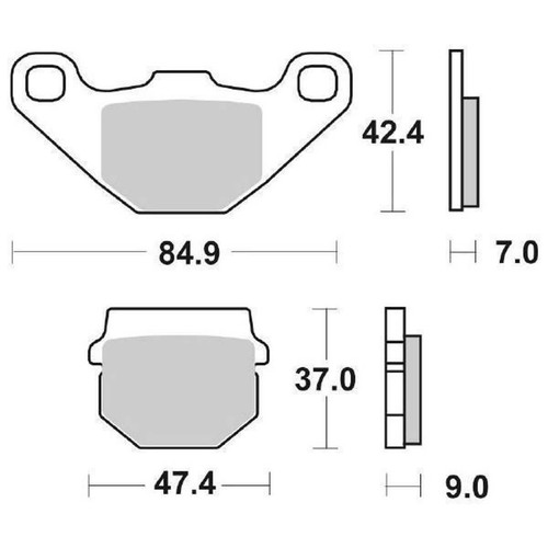 Pastiglie freno sbs - freno, 101hf