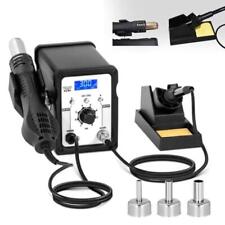 Stazione di Saldatura e Dissaldante Professionale con Aria calda e kit ugelli