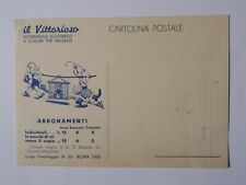 IL VITTORIOSO cartolina pubblicitaria pubblicità anni '30 Azione Cattolica