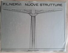 INGEGNERIA ARCHITETTURA NERVI NUOVE STRUTTURE COSTRUZIONI STADIO FLAMINIO 1963