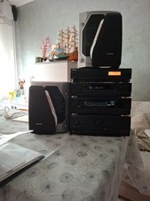 Kenwood Equalizzatore, radio, amplificatore+Lettore CD Philips+2 Casse Panasonic
