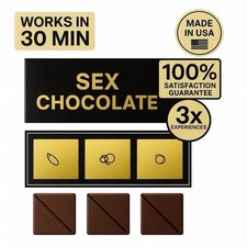 Cioccolato fondente per sesso ed energia - funziona in 30 minuti - regalo romantico - made in USA