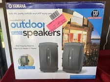 YAMAHA NS-AW350B Altoparlanti a 2 vie per tutte le stagioni interni/esterni - Nero... Spedizione veloce