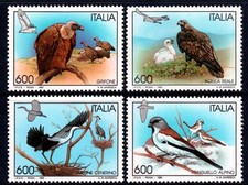 Italia 1995 Birds set completo