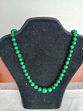 collana a perle di malachite