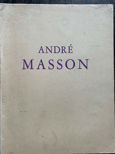 Art andre masson catalogo - masson,