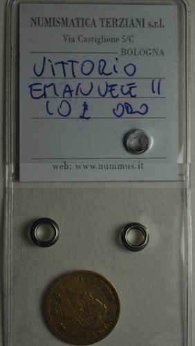 Lire oro garantita 1863 - 10,