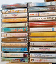 CUSTODIA con 22 MUSICASSETTE IN OTTIMO STATO TITOLI in FOTO