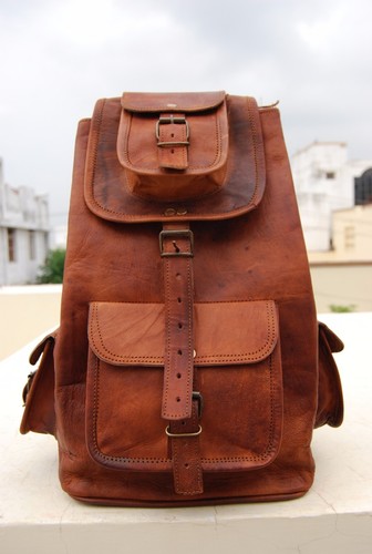 Zaino vintage vera - vintage, pelle