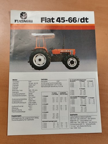 Brochure trattore fiat 66 - trattore,