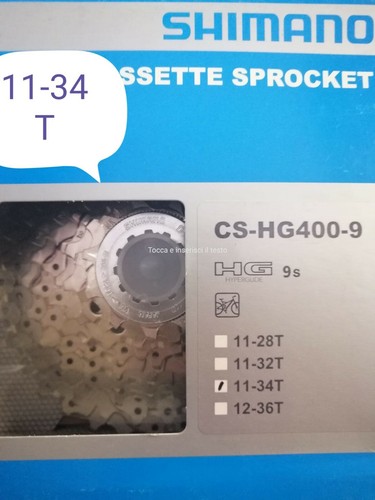 Cassetta sprocket shimano - sprocket, 9