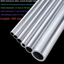 6063 tubo alluminio 300 mm - in,