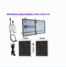kit fotovoltaico da Balcone plug end play 340w
