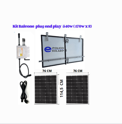 Kit fotovoltaico balcone - fotovoltaico,