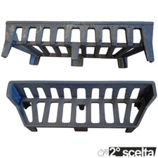 2° SCELTA* Dim 68x20 x 17,5H cm | Porta Legna in Ghisa per camino e termo camini