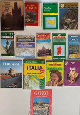 Lotto 15 GUIDE TURISTICHE Praga Sicilia Santorini Grecia Gozo Nuova Zelanda