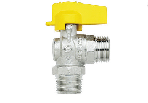 Valvola sfera gas maschio - maschio, da