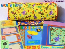 ? VINTAGE NAJ OLEARI Centro Botanico Quaderno Anelli ASTUCClO Lucertole Gechi