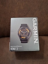Garmin Venu 3 GPS SmartWatch Nero in Scatola, Superbo Orologio Funzionante Ottime Condizioni Prezzo consigliato £450