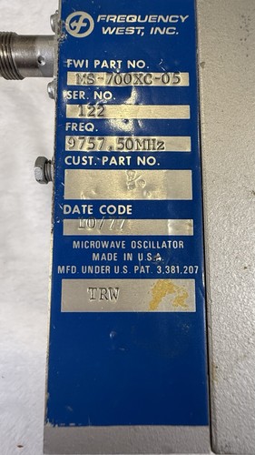 Frequency west 700xc - west, ms-700xc-05