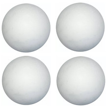 4 x Grandi Bianco 15cm Sfera