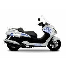 SET 12 ADESIVI BLU SCOOTER MAJESTY 400 KIT GRAFICA CARENA DECALS STICKERS 50X50