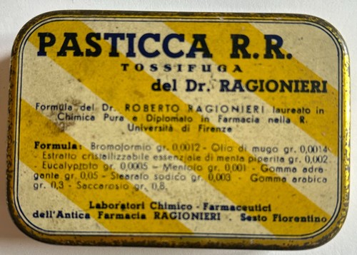 Mo556 scatola latta vintage - scatola,