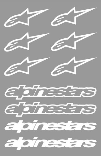 Alpinestar moto adesivo - moto,