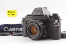 Leggi [Ecc+5] Canon New F-1 AE Finder Film Camera 50mm f1.8 Lens From JAPAN 5G22
