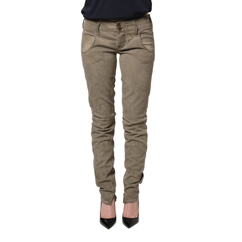 Cycle jeans marrone cotone - cycle,