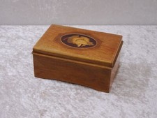 Antico Legno Casella Scatola Cofanetto Con Thorens Carillon - Difettoso -