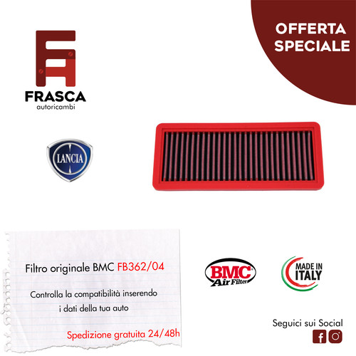 Filtro aria sportivo bmc - filtro,