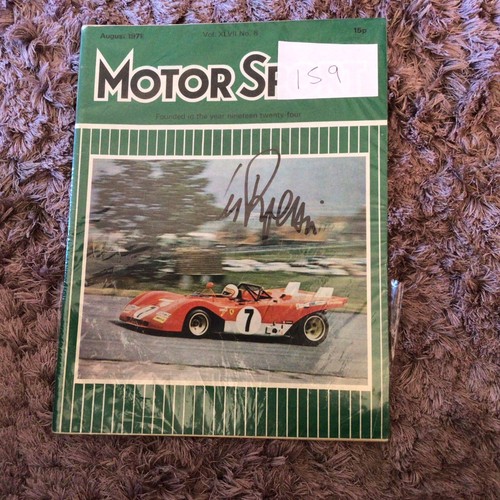 Motorsport magazine signed - signed, by