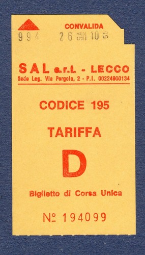 Biglietto ticket autolinee - ticket,