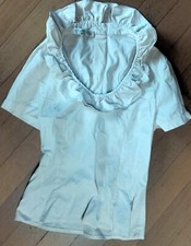 BLUSA COLLO MAXI ROUCHES -GHIGLINO 1893-VINTAGE -60s- VINTAGE-PROTOTIPO