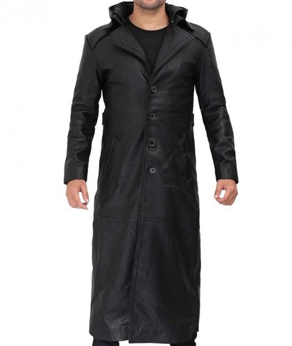 Uomo nero trench lungo - trench,