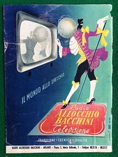 C88 Pubblicità Advertising Clipping 26x19 (1954) RADIO ALLOCCHIO BACCHINI TV