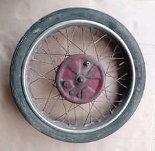 MOTO EPOCA ANNI 30 BENELLI E ALTRE RUOTA ANTERIORE FRENO BARUFFALDI (VEDI MISURE