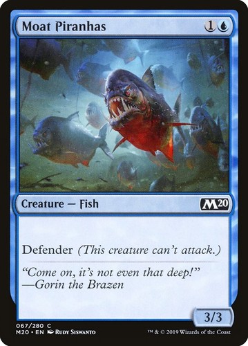 Moat piranhas m20 - piranhas,
