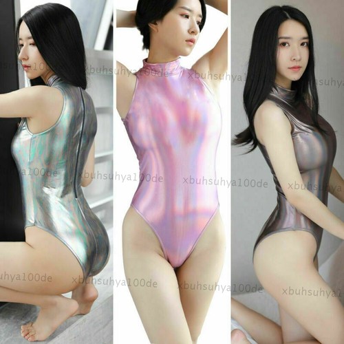Body donna lucido metallizzato