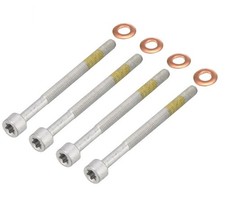 4x Vite Cilindro + Anelli di