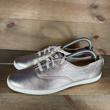 scarpe keds kate spade champion donna taglia 8,5 rosa metallizzato sneakers causali