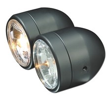 Faro proiettore doppio nero