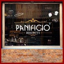 adesivi vetrine panificio