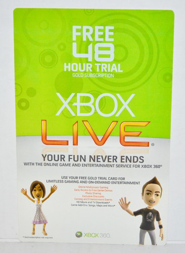 Microsoft xbox 360 live gold - xbox,