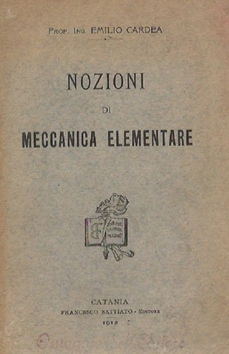 Nozioni meccanica elementare - nozioni,