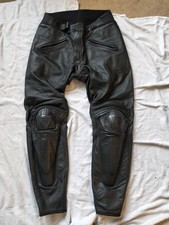Pantalone pelle moto uomo