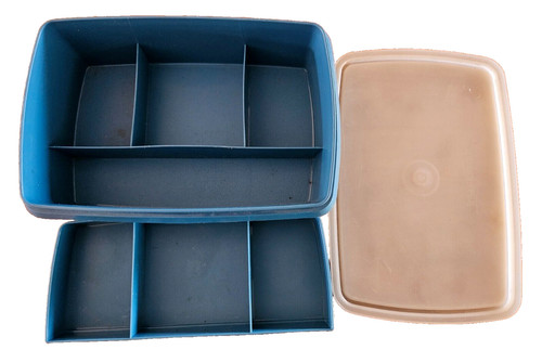Tupperware sewing box - sewing,