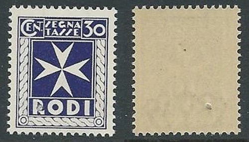 1934 egeo segnatasse cent - segnatasse,