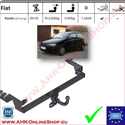 Gancio traino pour fiat - gancio,